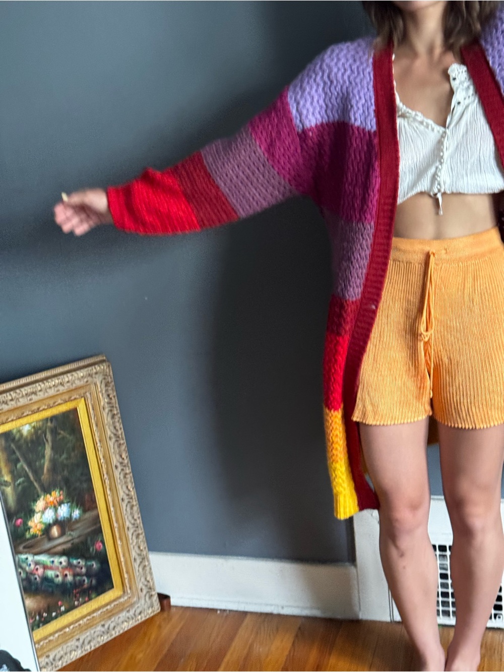 Cozy Colorblock Farm Rio sweater - Picture 5 of 6